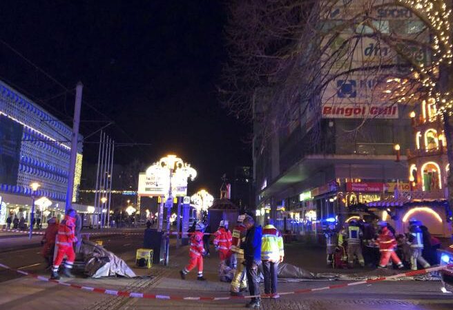 Attentato al Mercatino di Natale di Magdeburgo: Auto sulla Folla, Diversi Morti e Feriti